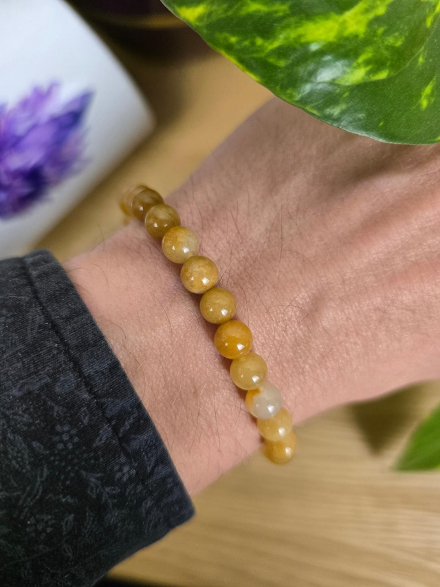 Aventurine Jaune - Bracelet avec perles de 6 mm