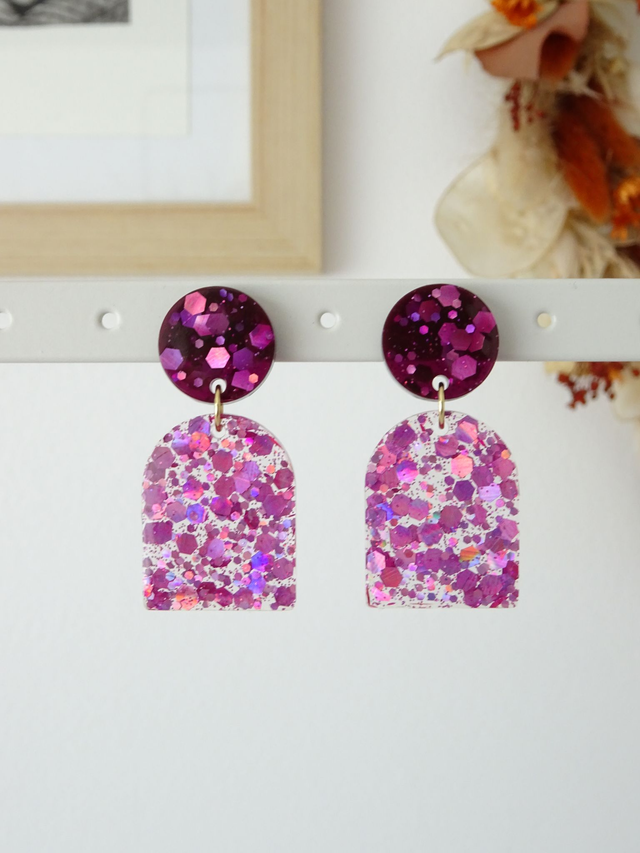 Puce et arche : Paillettes multifacette 