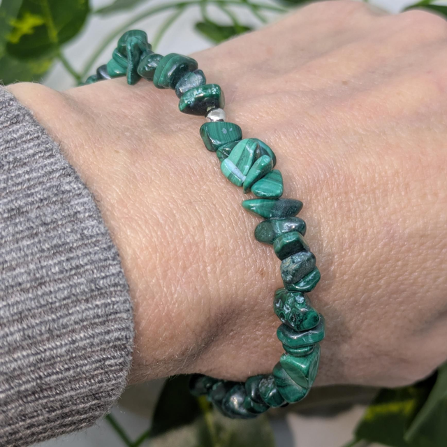 Bracelet "Malachite" baroque BR-223
