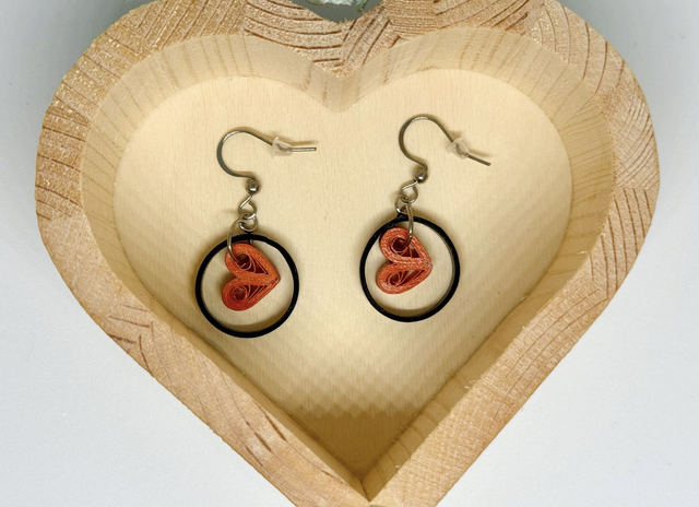 Boucles d'oreilles Coeurs d'Amour