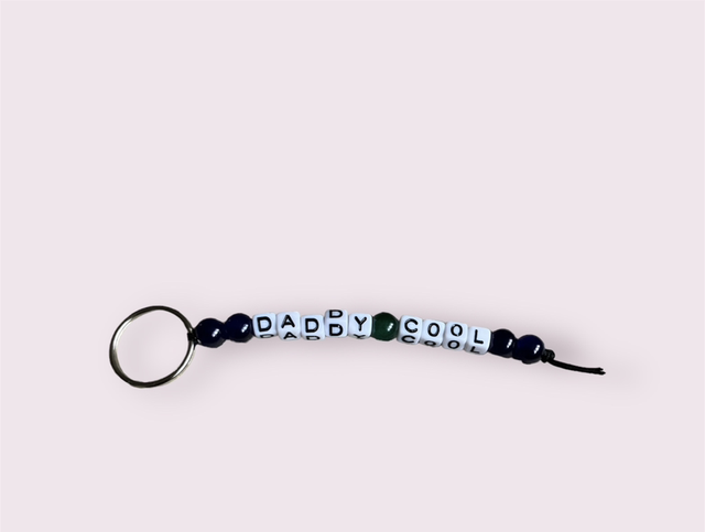 Daddy cool bagcharm/keychain