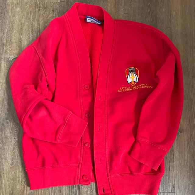 Logo Cardigan size 32”