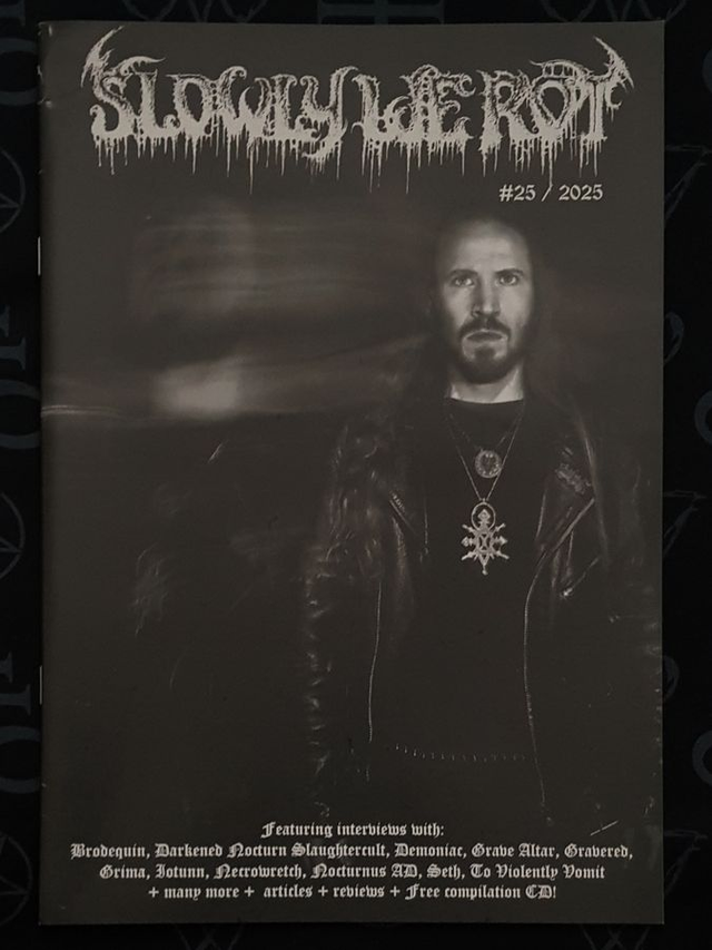 SLOWLY WE ROT Magazine #25 / 2025 + FREE compilation CD