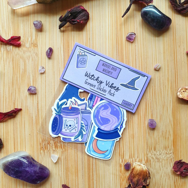 Grimoire Sticker Pack - Witchy Vibes