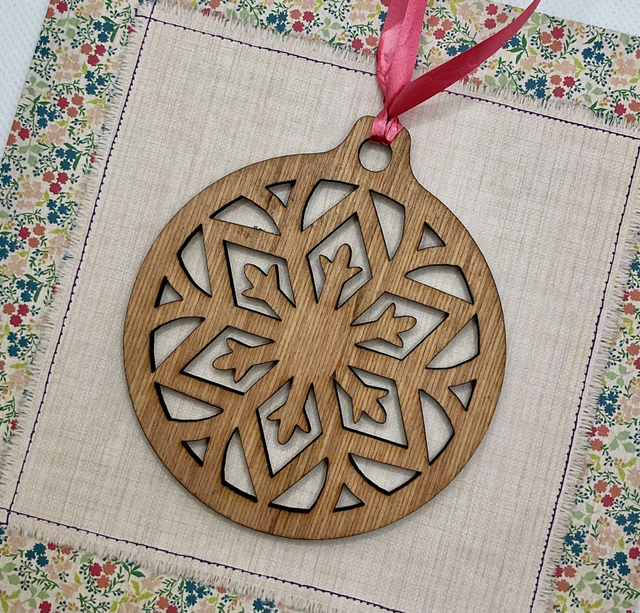 Wooden Christmas decorations. Handmade hanging decorations.