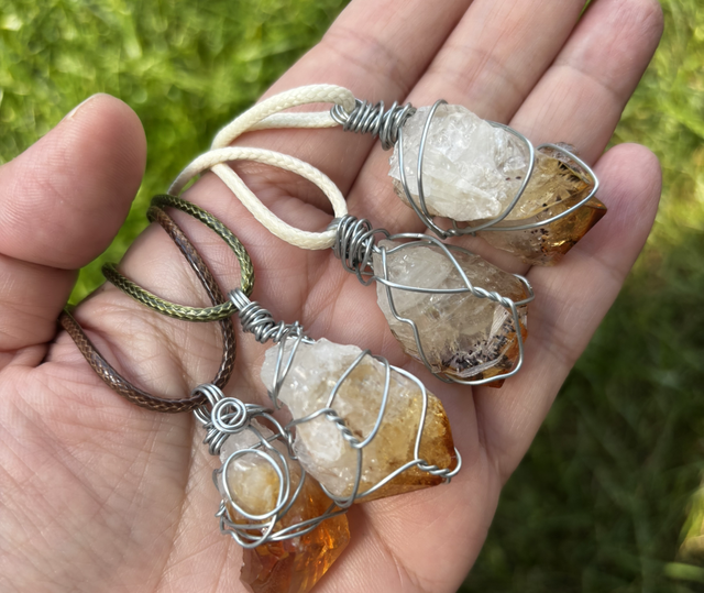 Handmade Series: Citrine Necklace