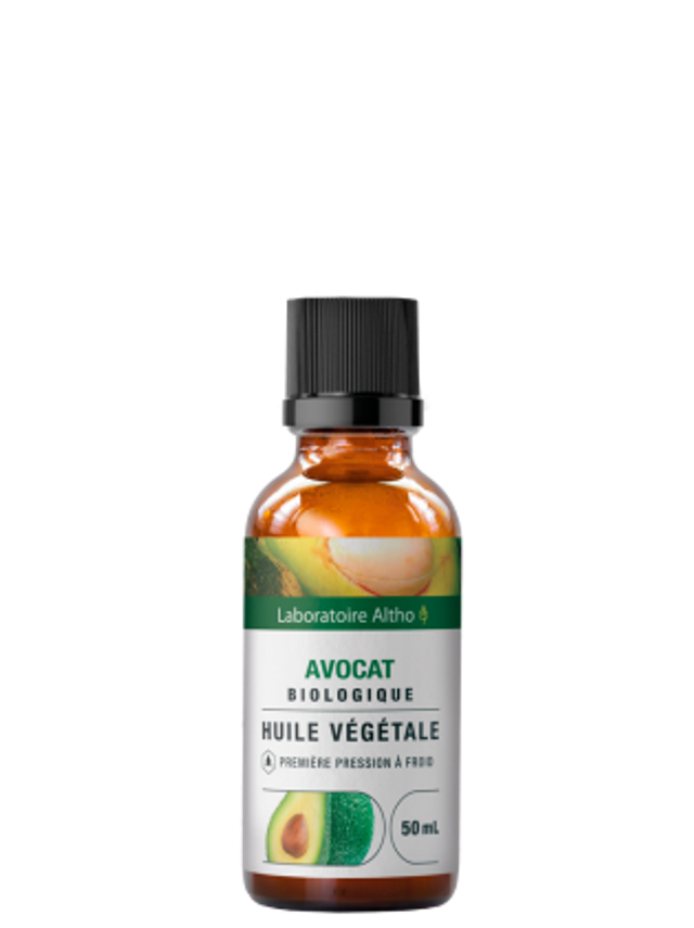 Avocat bio / Persea gratissima* / Huile végétale 50 ml
