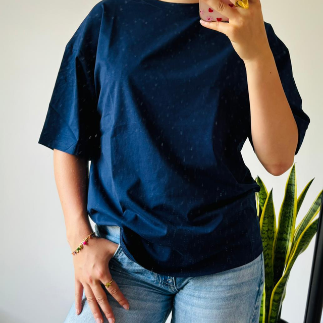 T-shirt Paris blauw 