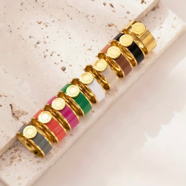 Enamel rings - select your colour