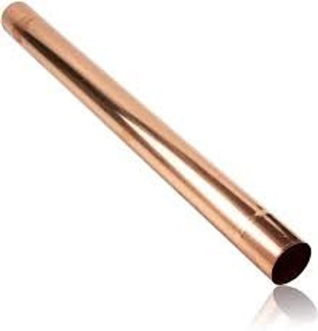 Cu Fallrohr geliefert und montiert