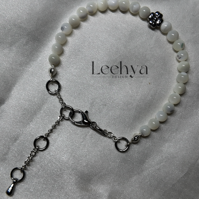 Bracelet Yuki - Nacre blanche