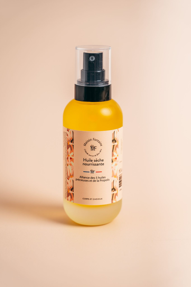 Huile sèche Corps et Cheveux à la Propolis - 100ml