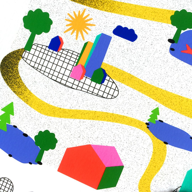 Affiche A5 "Fish and Friends"