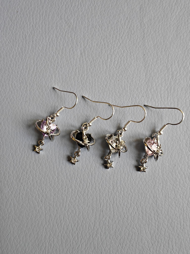 Heart cage earrings