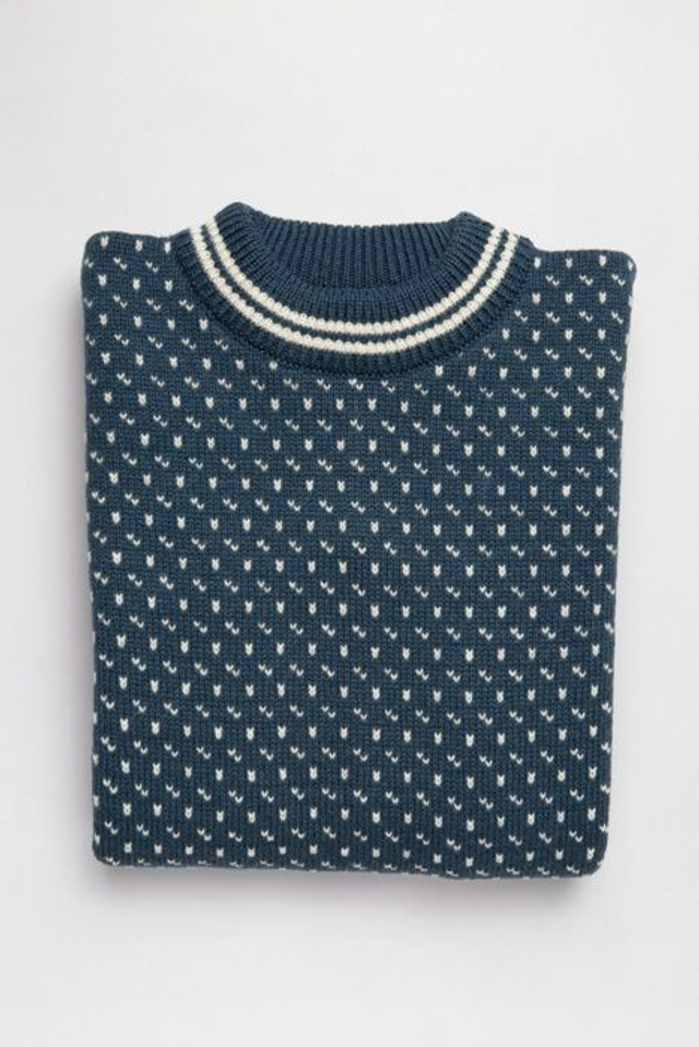 Icelandic Genser Dark Blue - Men's