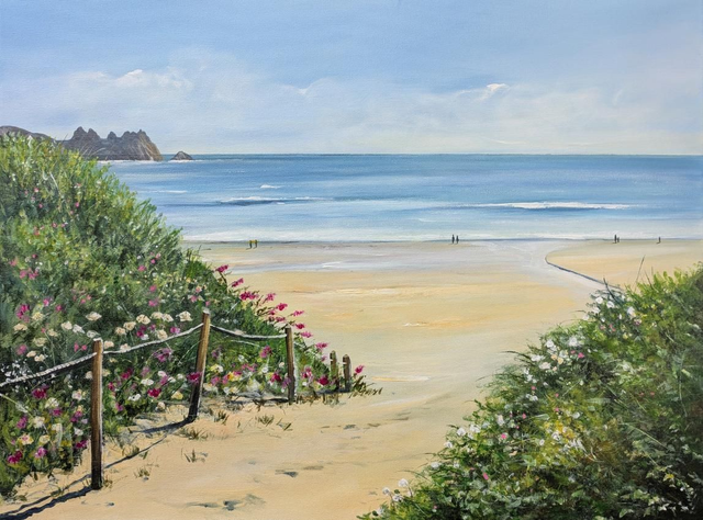 Porthcurno beach
