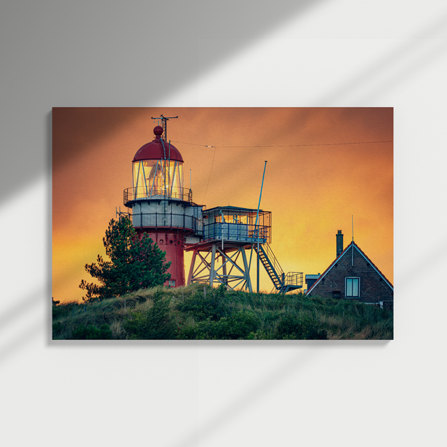 Dibond print - Vuurtoren (Vuurduin)