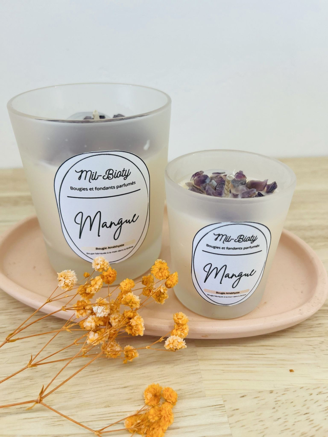 Bougie Améthyste : Mangue