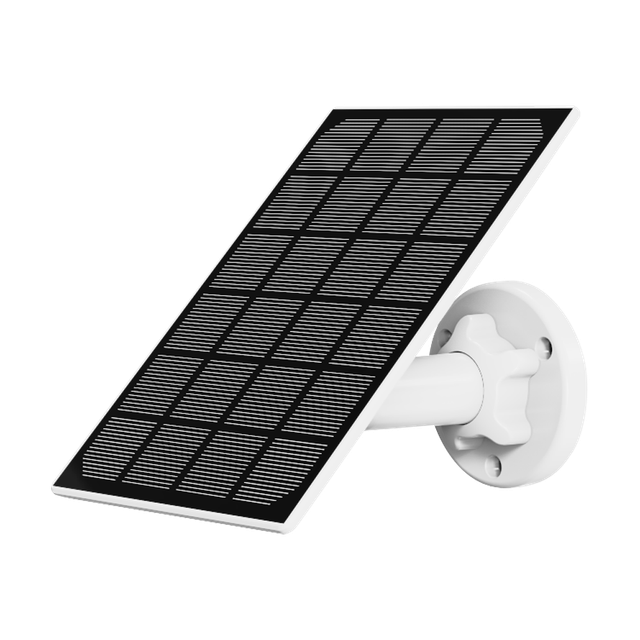 High-Efficiency 3.3W Solar Panel for Battery-Powered IP Cameras – USB Micro-B plug, Weatherproof