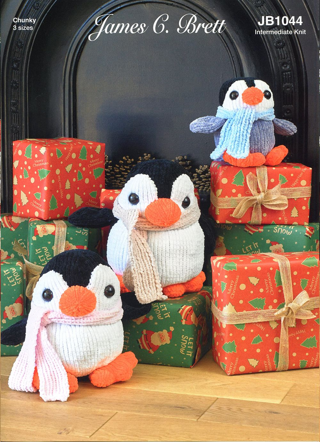 JB1044 Penguin Family Pattern