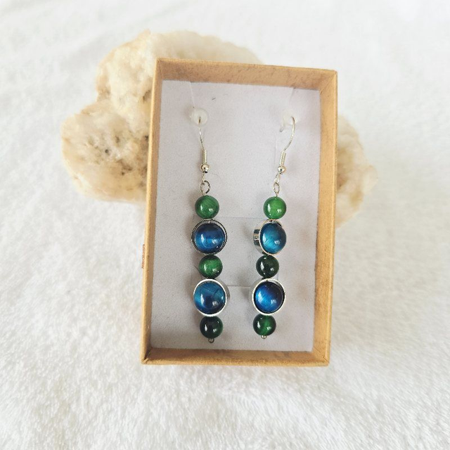 Boucles d'oreilles perles