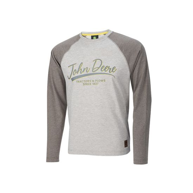 John Deere Langarmshirt, zweifarbig 