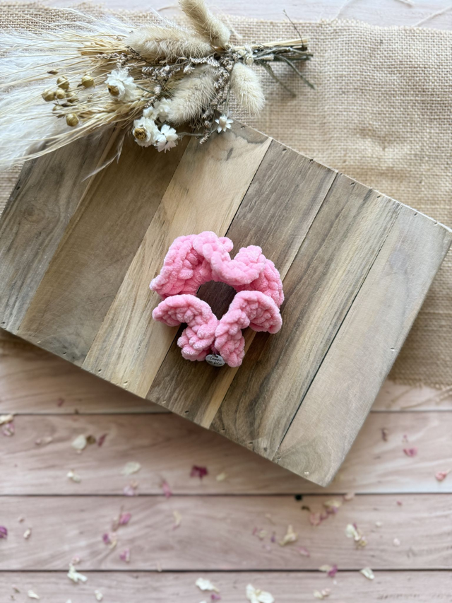 Chouchou tout doux rose