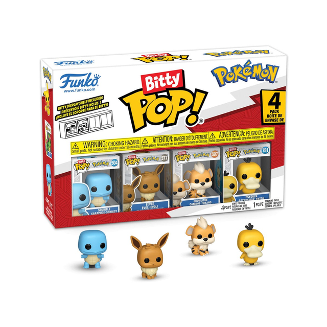 Funko Bitty Pop! Games: Pokemon - Squirtle 4pk