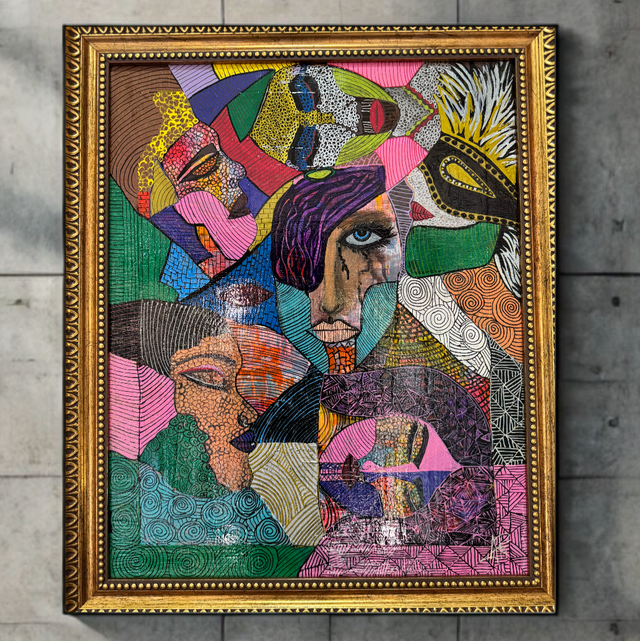 Fragmentos del alma. 55x45