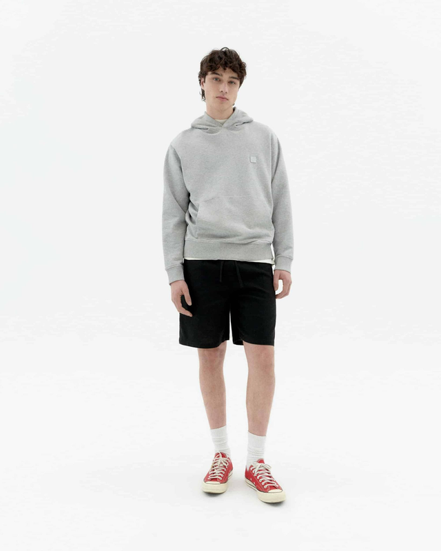 THINKING MU BLACK HENRY SHORTS