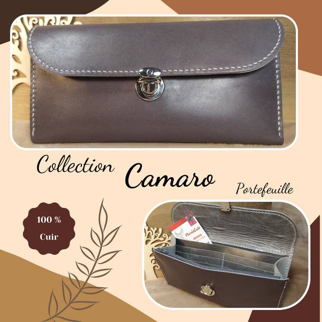 CAMARO portefeuille - Gris