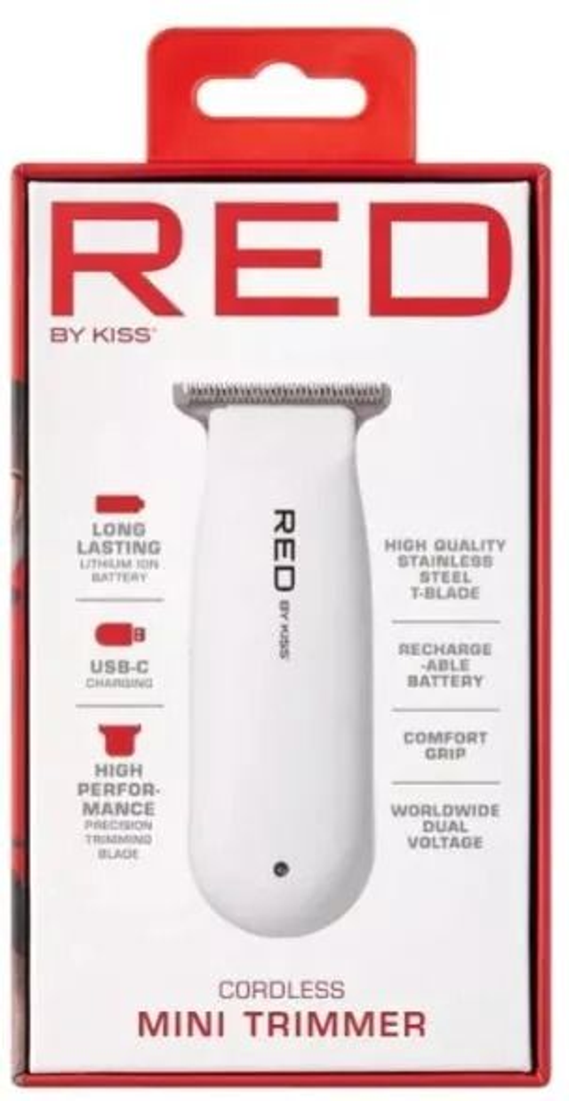 RED BY KISS: CORDLESS USB RECHARGABLE MINI TRIMMER (CT06)