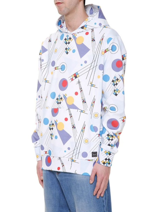 20236B046C573 - BL-11 Felpa cappuccio stampa all over multicolore Kandinsky