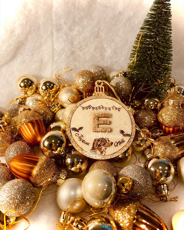 Boule de Noël "Joyeux Noël" 