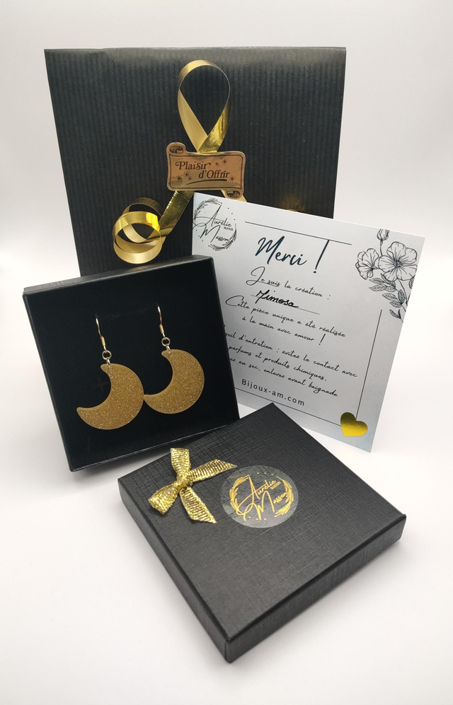 Boucles d'oreilles "Mimosa"