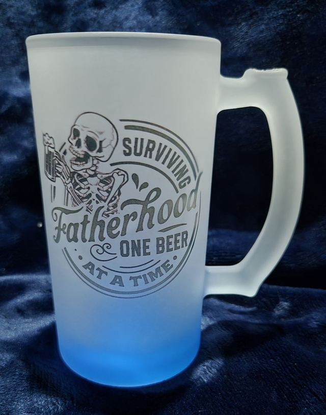 Frosted Beer Stein - Sublimated