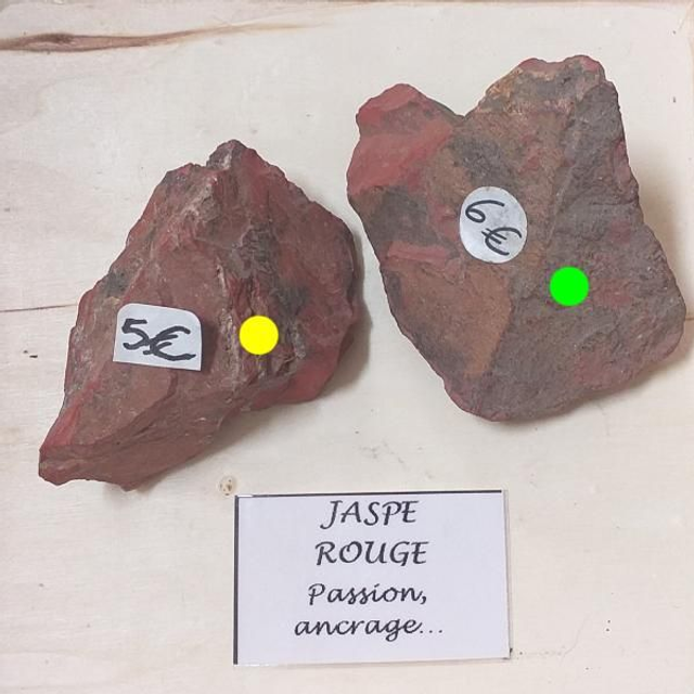 jaspe rouge (pierre brute) 