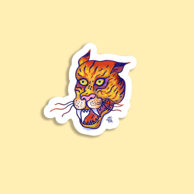 sticker tigre 