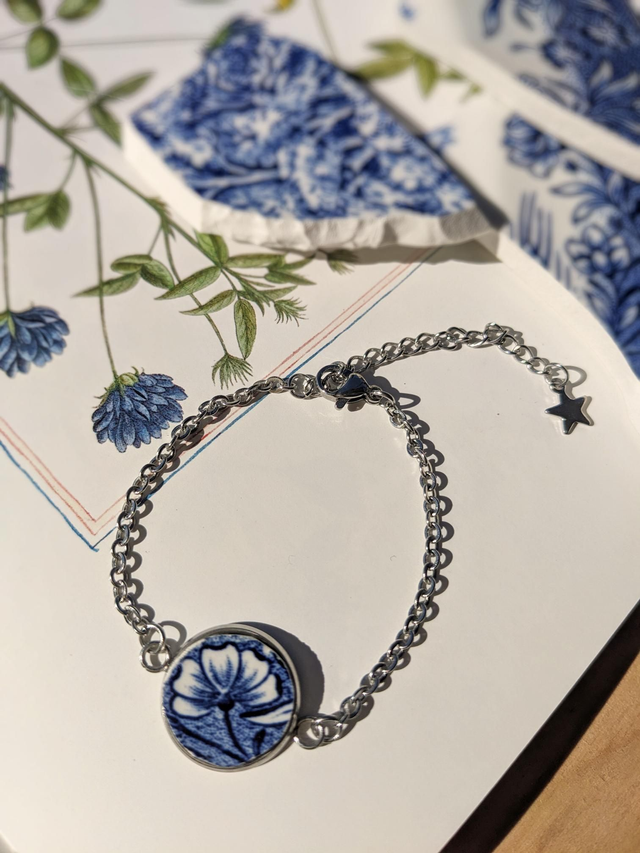 Bracelet FLEUR BLEU COLBAT