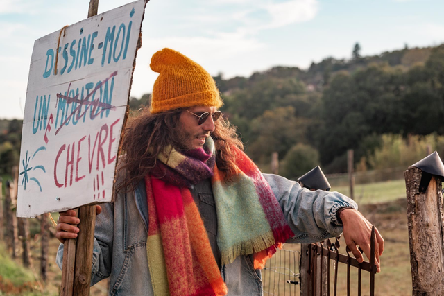 Bonnet finition cotes Mohair de chevreau couleur Soleil