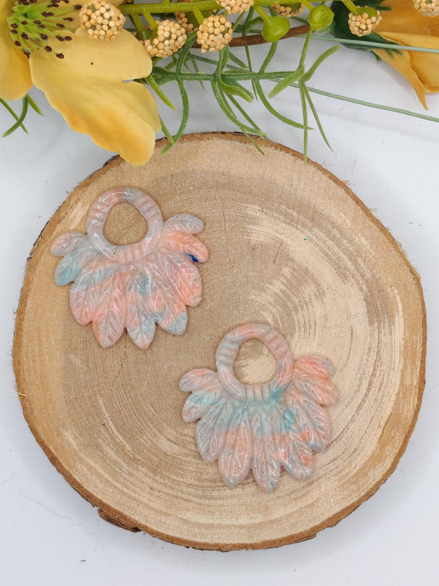 Totem plume Bleu/PĂȘche