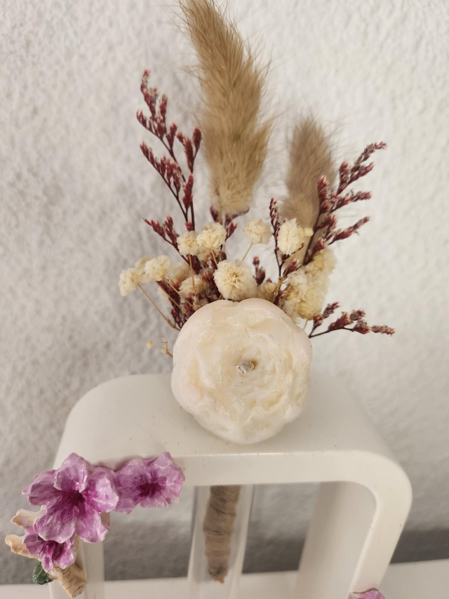 Vase rectangle fleurs de cerisier 