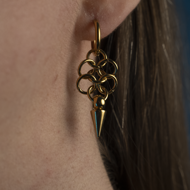 Little Ishtar - Boucles d'oreilles dorées
