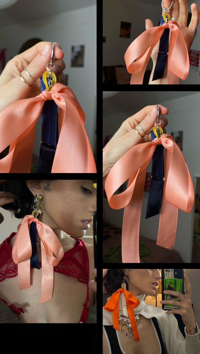 Mono-Boucle d’Oreilles Upcycled - Luc(e)