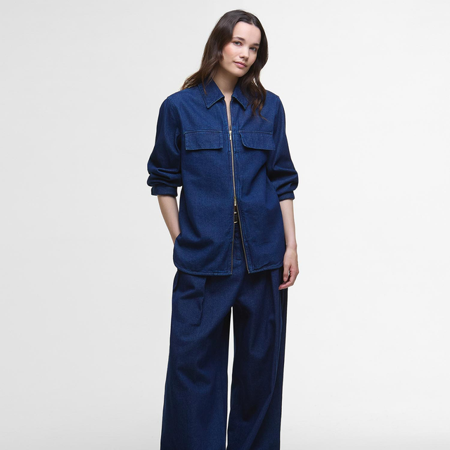 Barbour Arla Denim Overshirt Rinse Wash