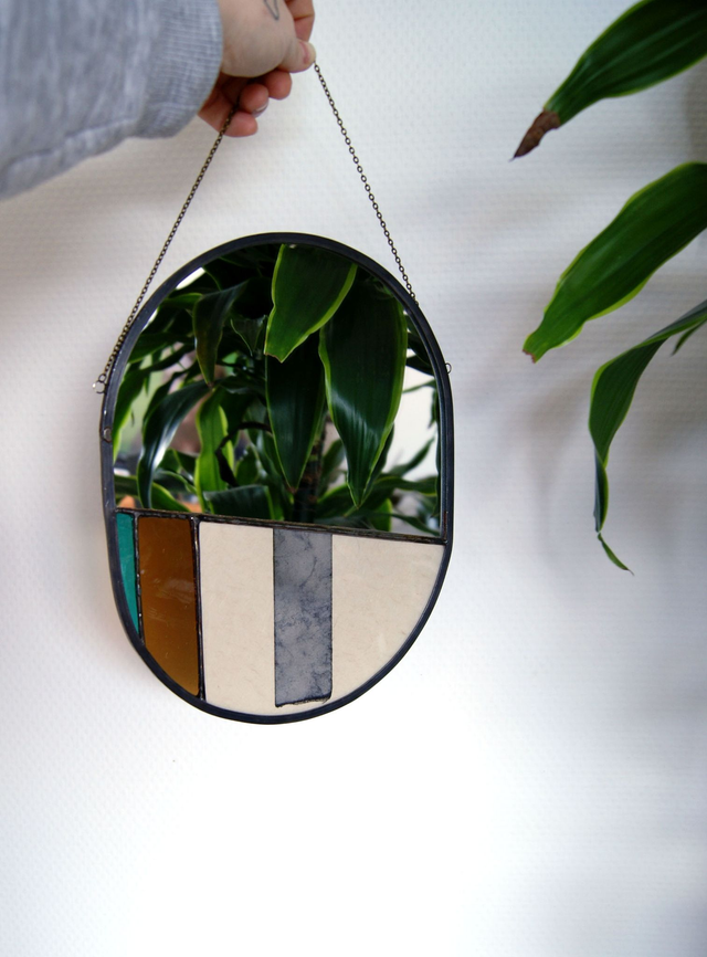 Miroir Origine grand format ● Modèle Gris tanné 