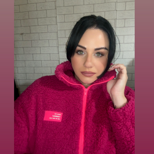 CHAQUETA BORREGO ROSA 