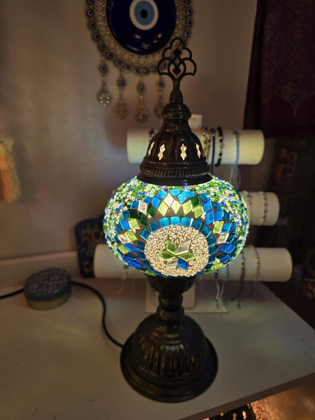 Large Mosaic  Table Lamp 