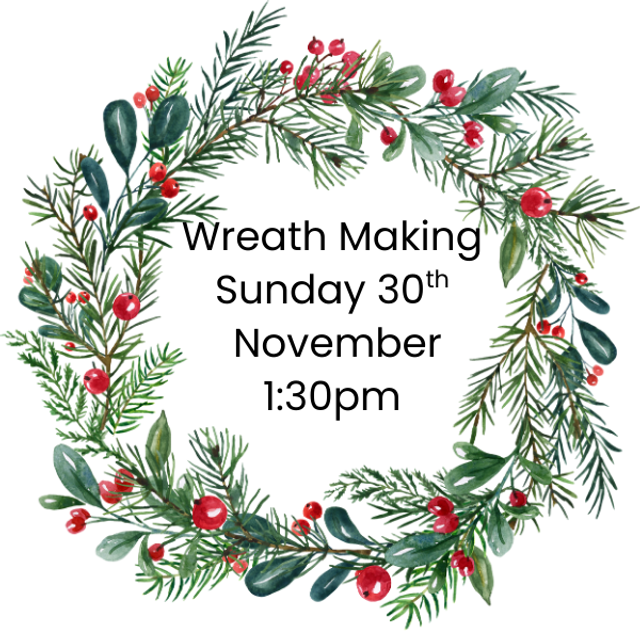 Christmas Wreath Making- 1:30pm