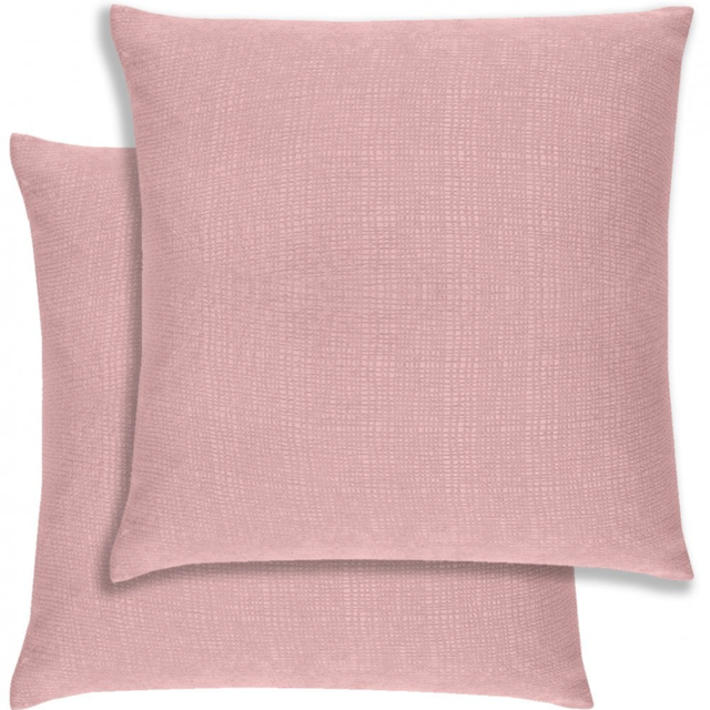 Enhanced Living Pair of Matrix Blush Cushion Covers - Cases Only